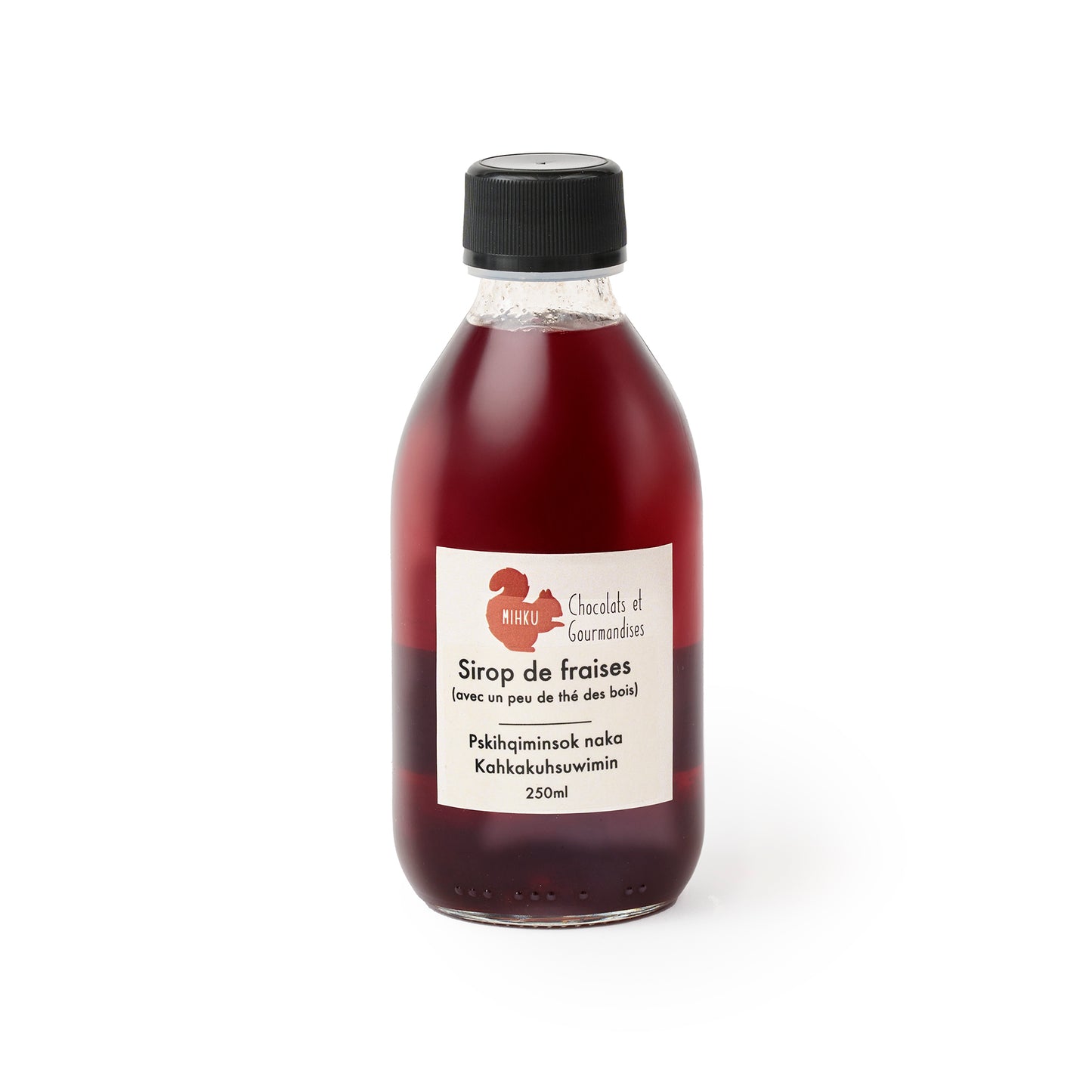 Sirop de fraises (avec un peu de thé des bois)