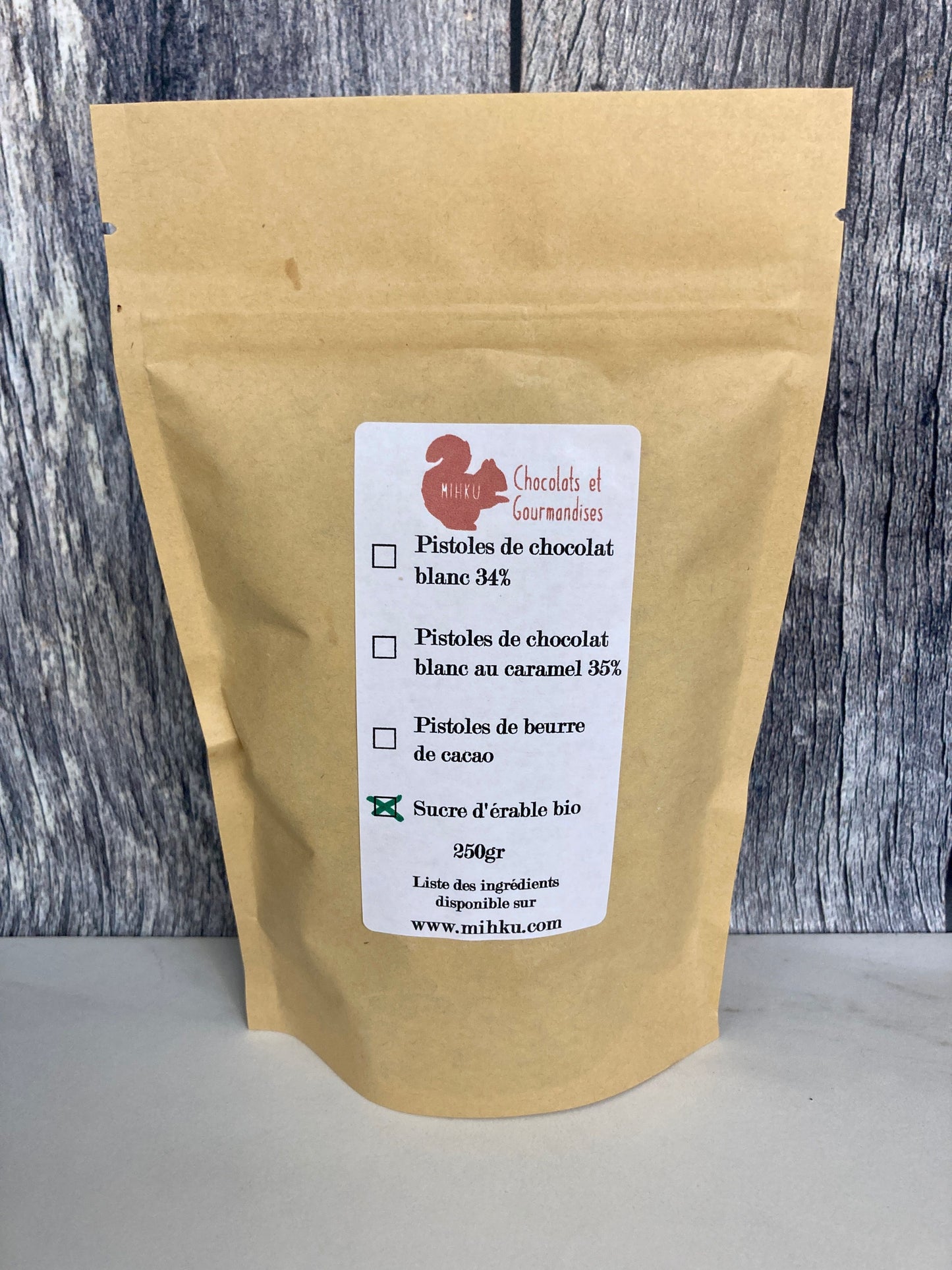 sucre d'érable bio