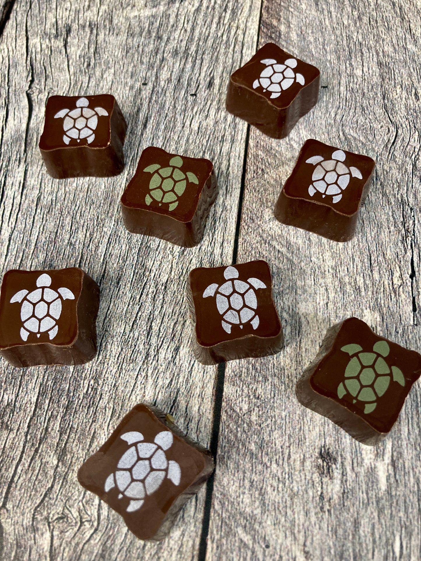 Petites tortues: caramel et pacanes