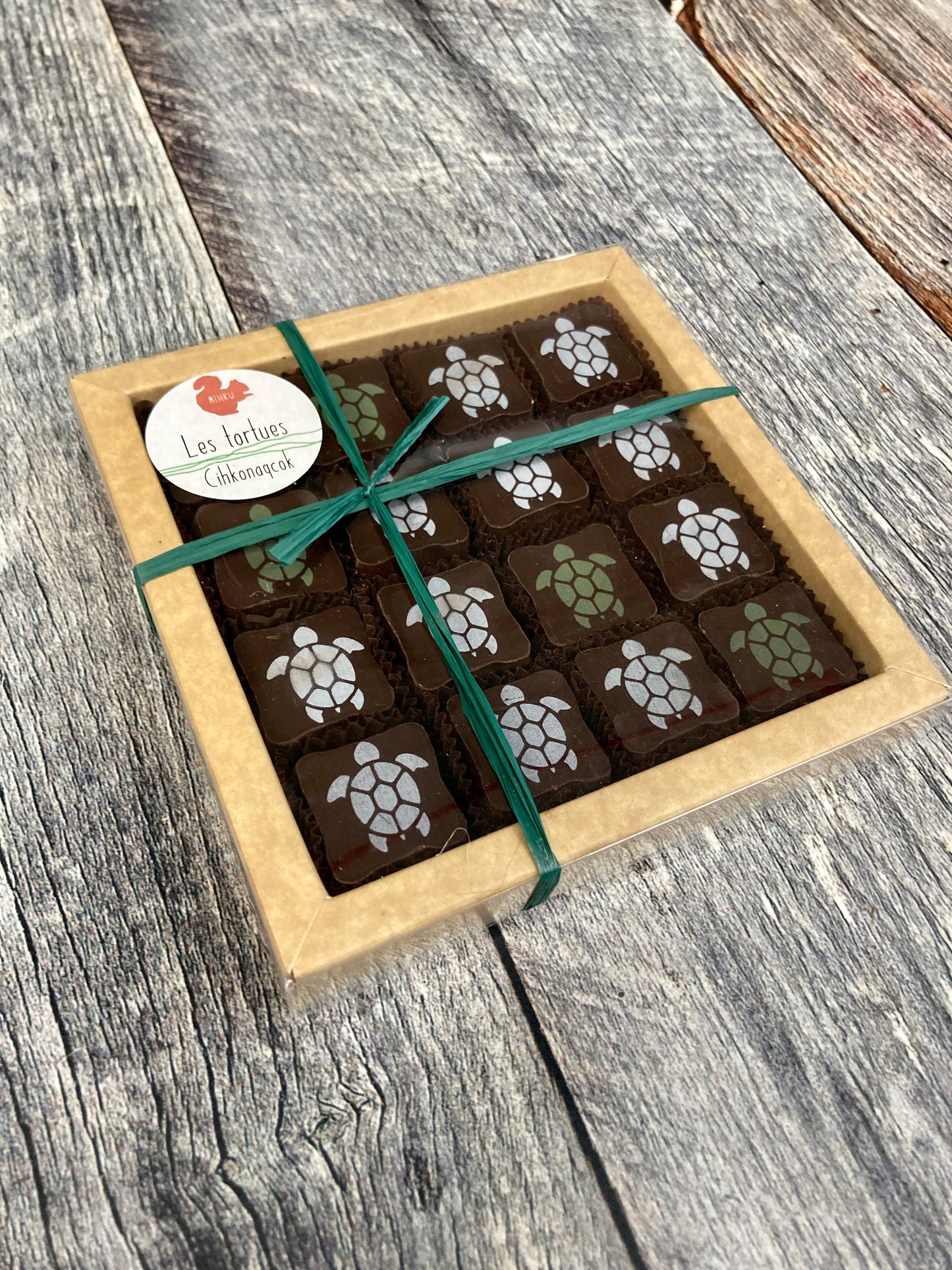 Petites tortues: caramel et pacanes