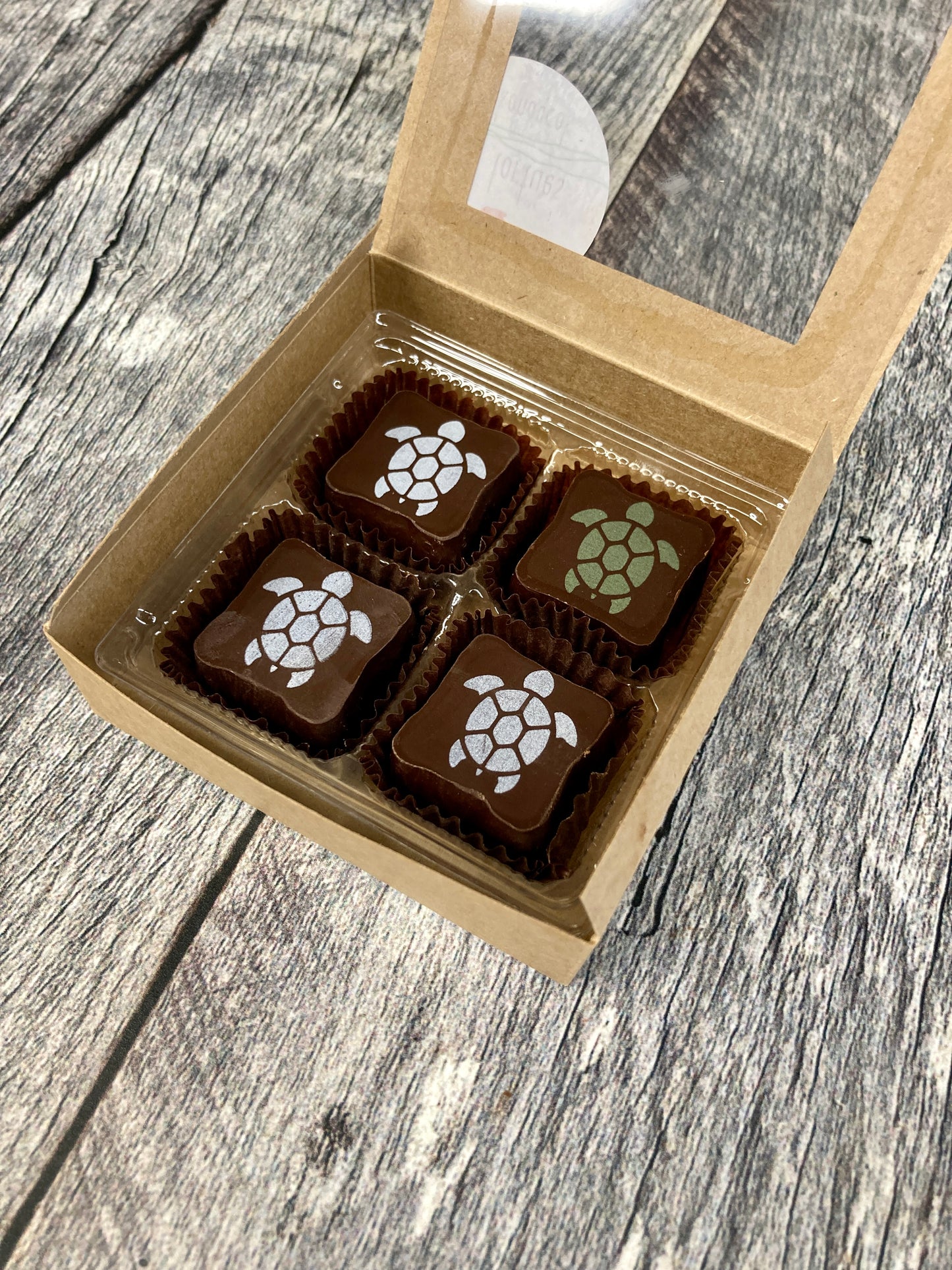 Petites tortues: caramel et pacanes