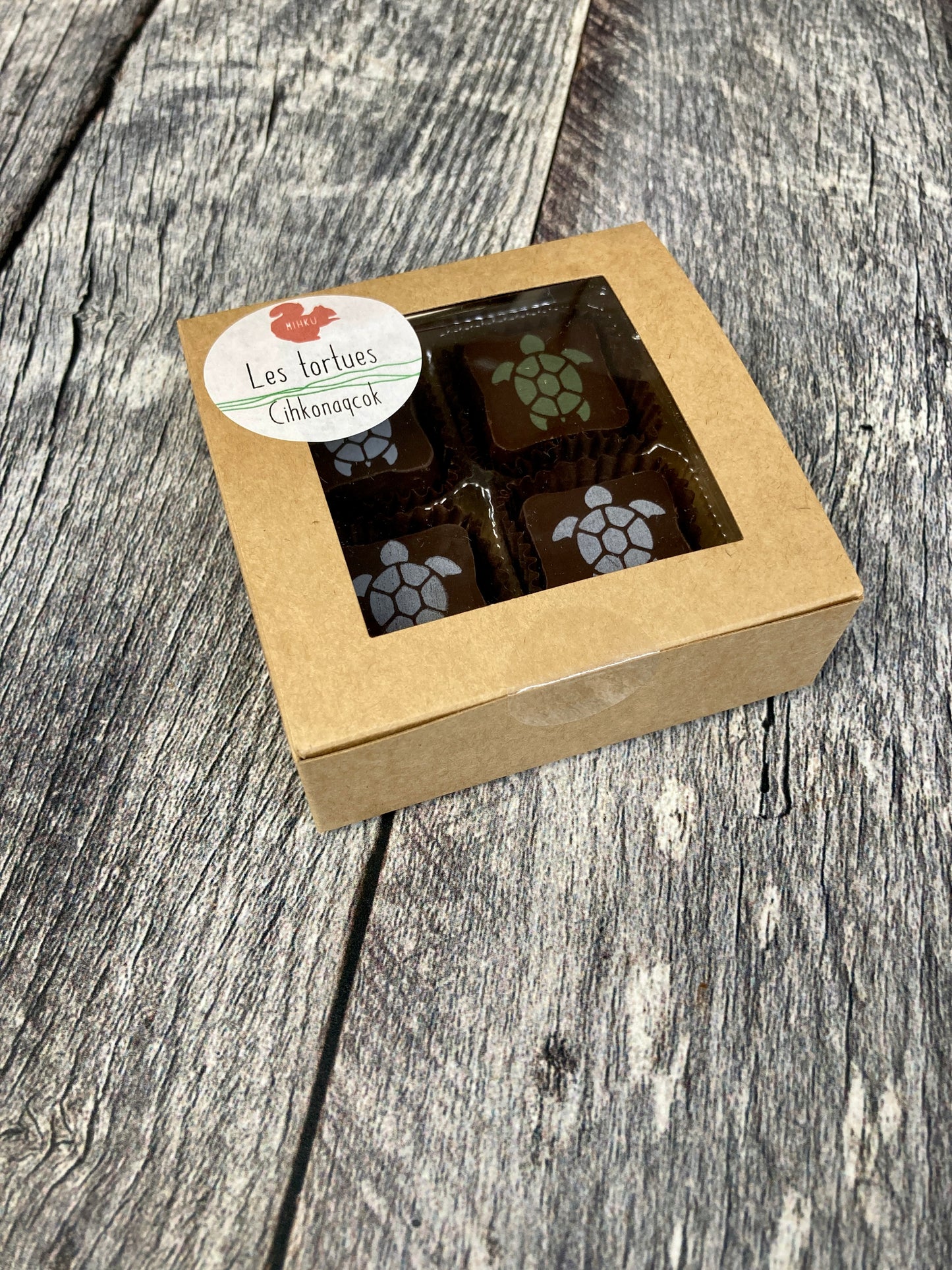 Petites tortues: caramel et pacanes