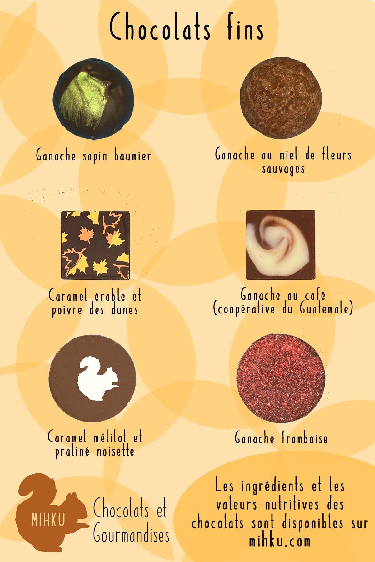 Duo de chocolats fins