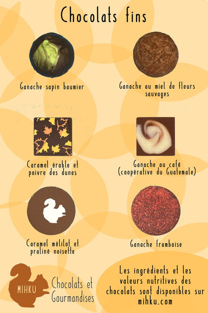 Duo de chocolats fins