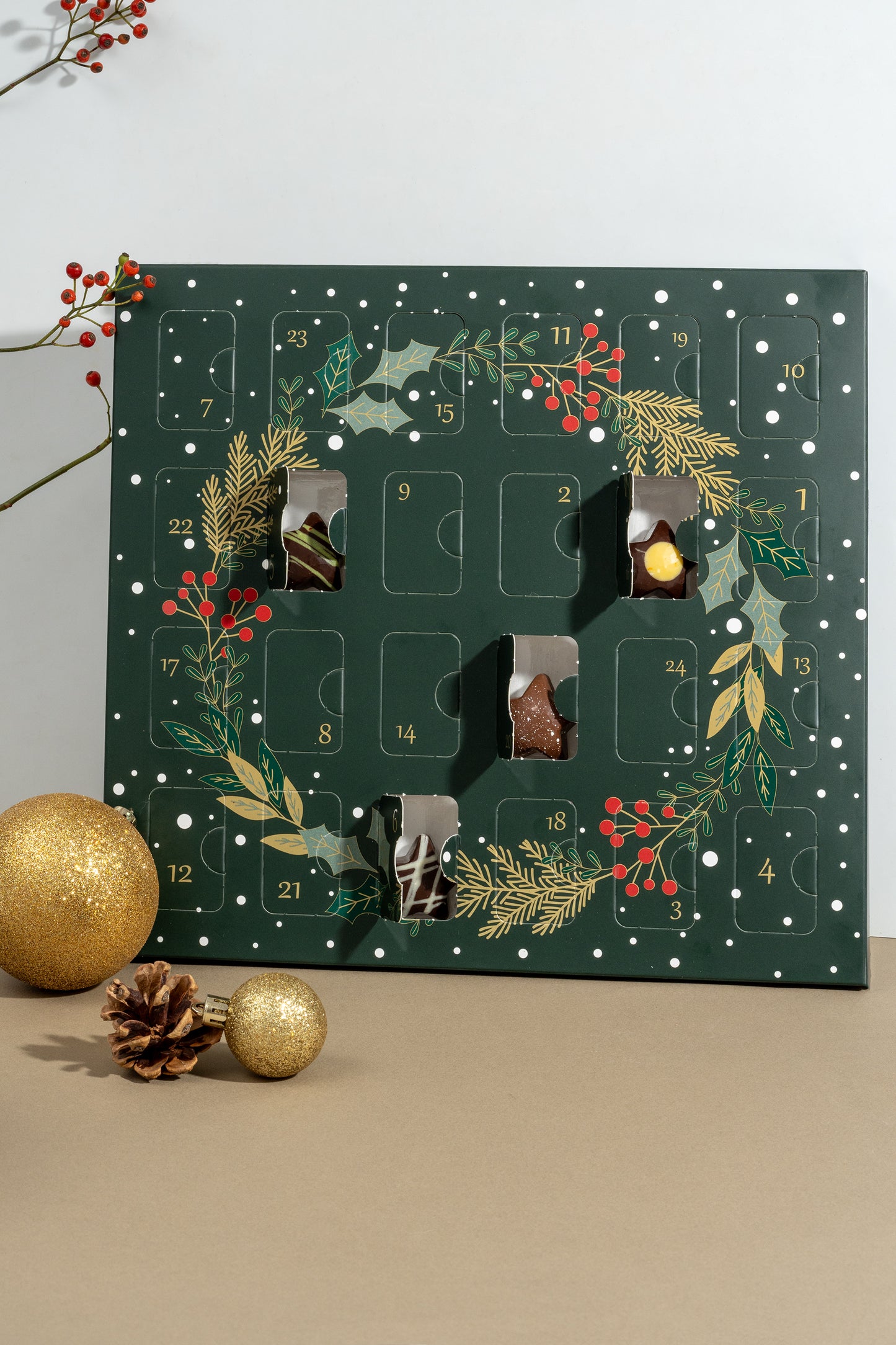 Calendrier de l'avent - 24 chocolats fins