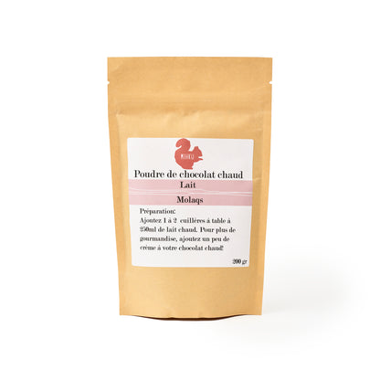 Poudre de chocolat chaud au lait