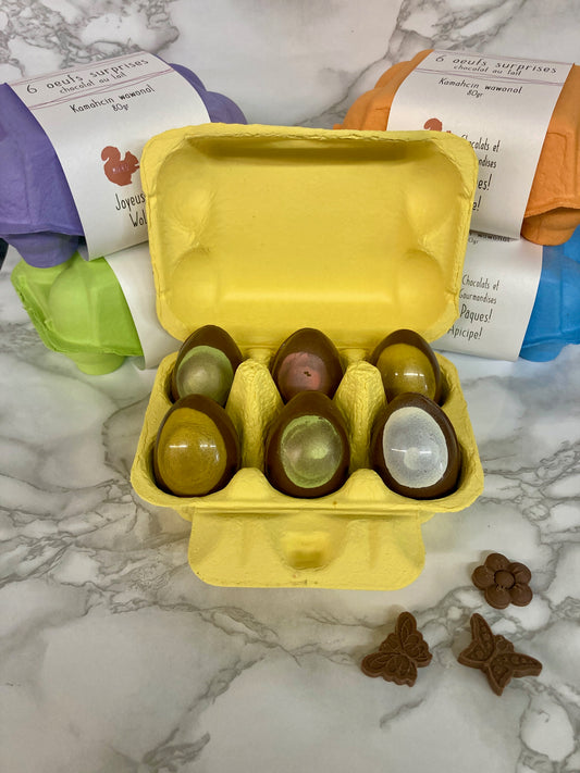 demi douzaine d'oeufs surprises