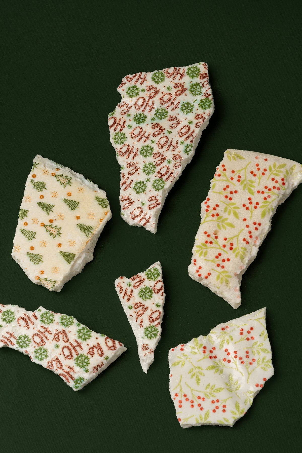 Éclats de meringues au mélilot - motif de Noël