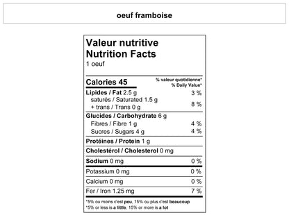 Les oeufs - Wawonol - 55gr