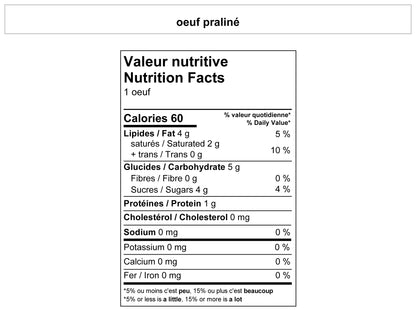 Les oeufs - Wawonol - 55gr