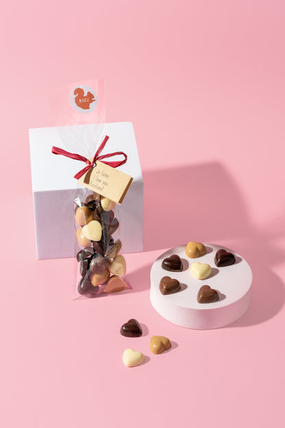 Petits coeurs 4 couleurs