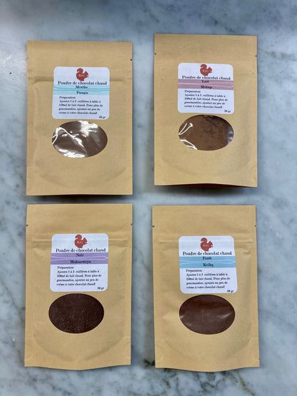 Poudre de chocolat chaud au lait