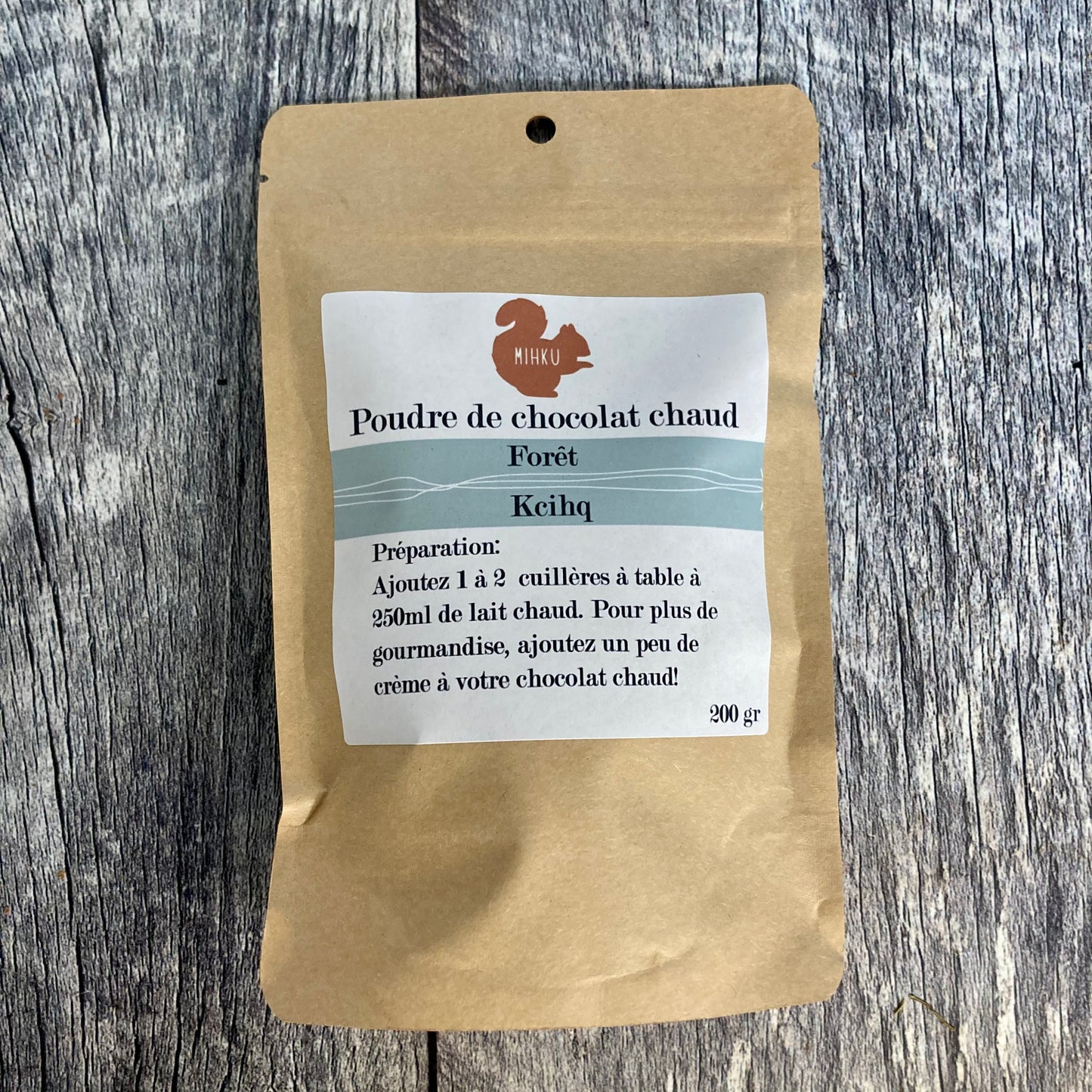 Poudre de chocolat chaud "Forêt" - 200gr