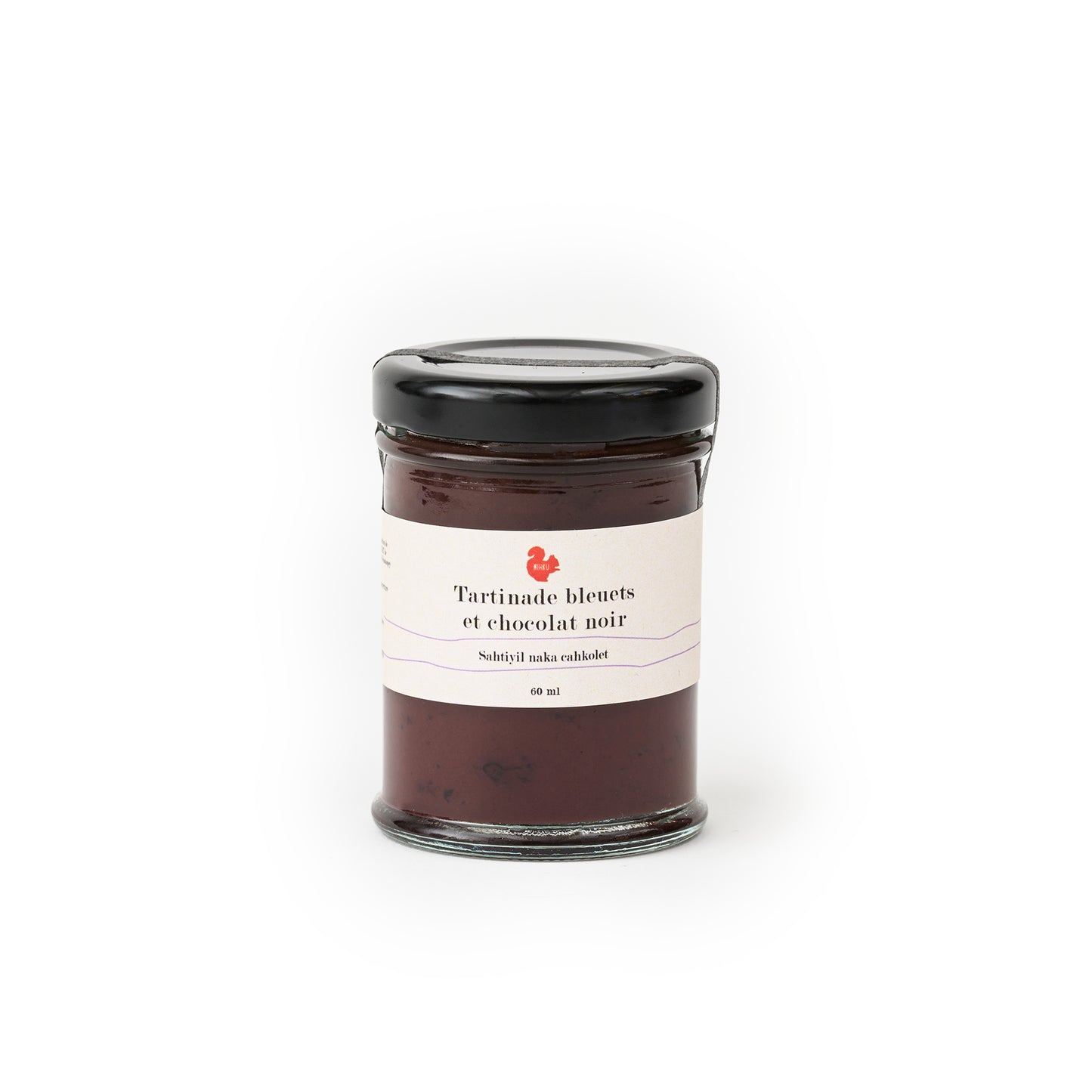 Tartinade bleuets et chocolat noir
